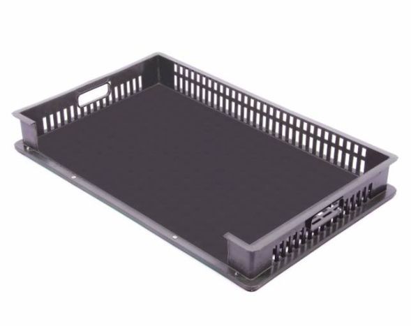 Пластиковый лоток 740х465х95 трехбортный сплошное дно в Иванове