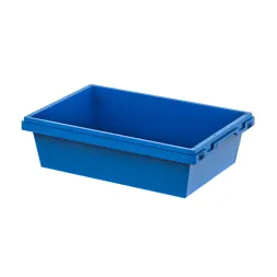 Контейнер пластиковый вкладываемый INSTORE, 600х400х165 мм, синий [KV 6416]